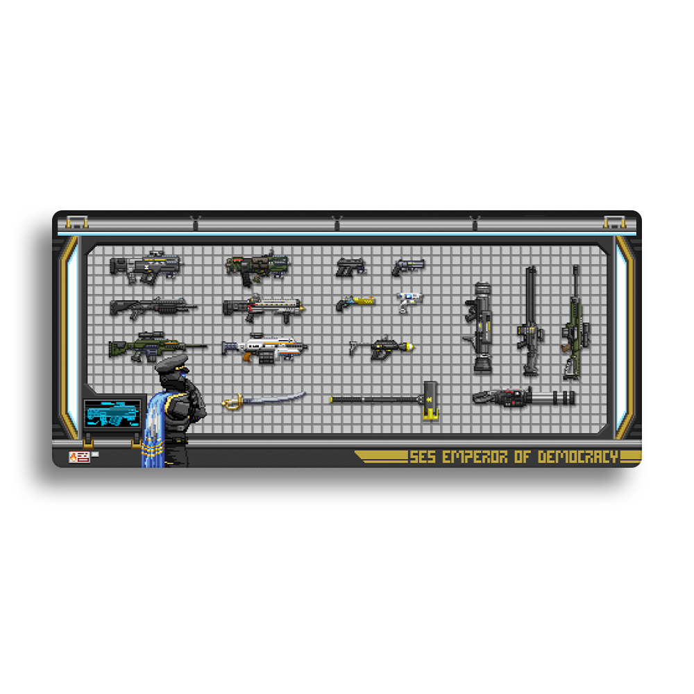 CommissarKai | Arsenal of Democracy - Desk Mat