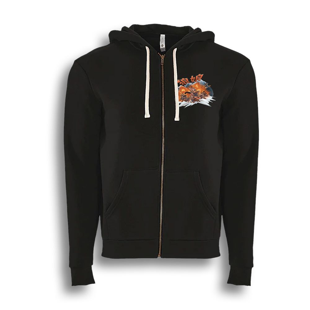 Poorhammer | Space Ōkamimusume - Zip Up Hoodie