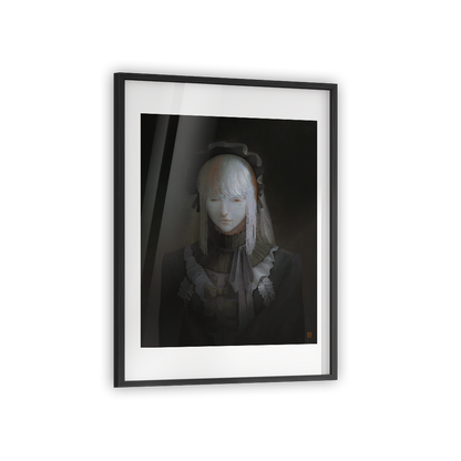 PorcelainMaid | A Doll Lost in Thought - Art Print