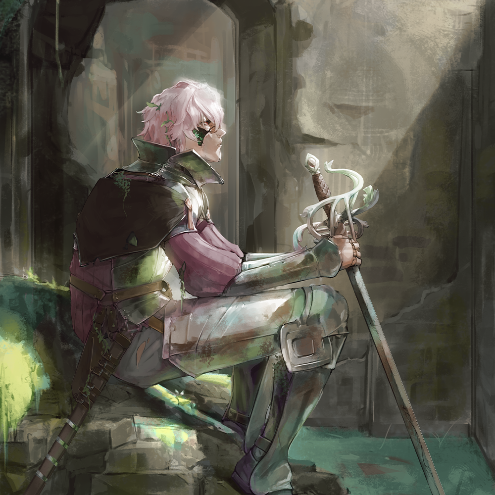 PorcelainMaid | A Guard's Undying Loyalty - Art Print