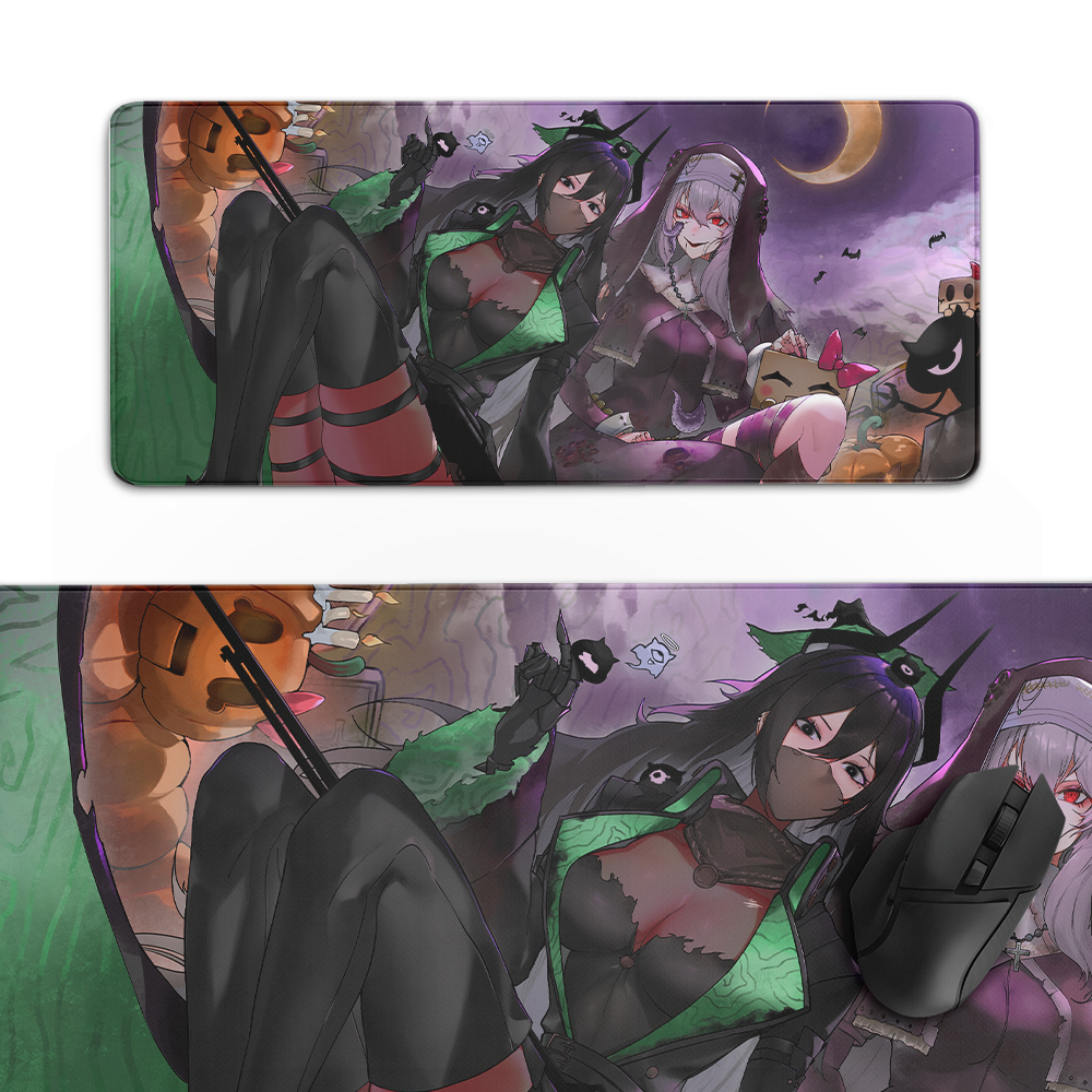 PorcelainMaid | Fright Knight Party - Desk Mat