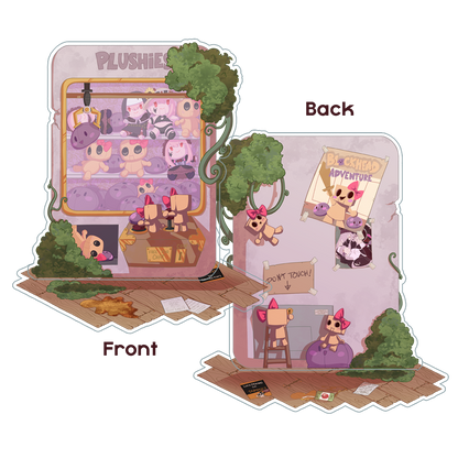 PorcelainMaid | Plushie Arcade - Standee