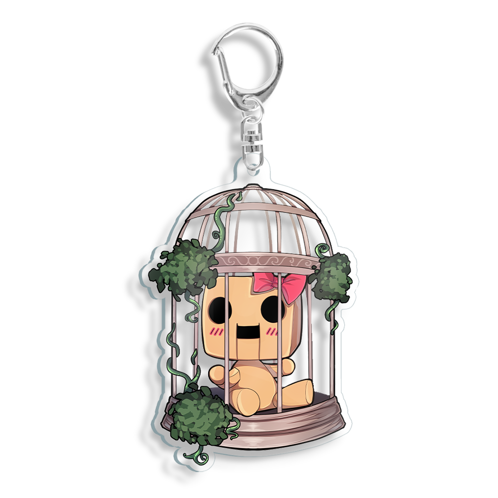 PorcelainMaid | Chat in the Cage - Keychain